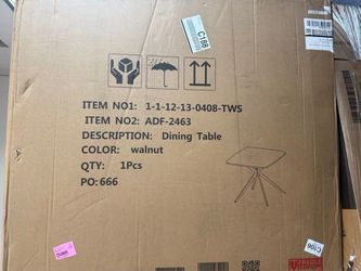 Walnut Dining Table – New in Box
