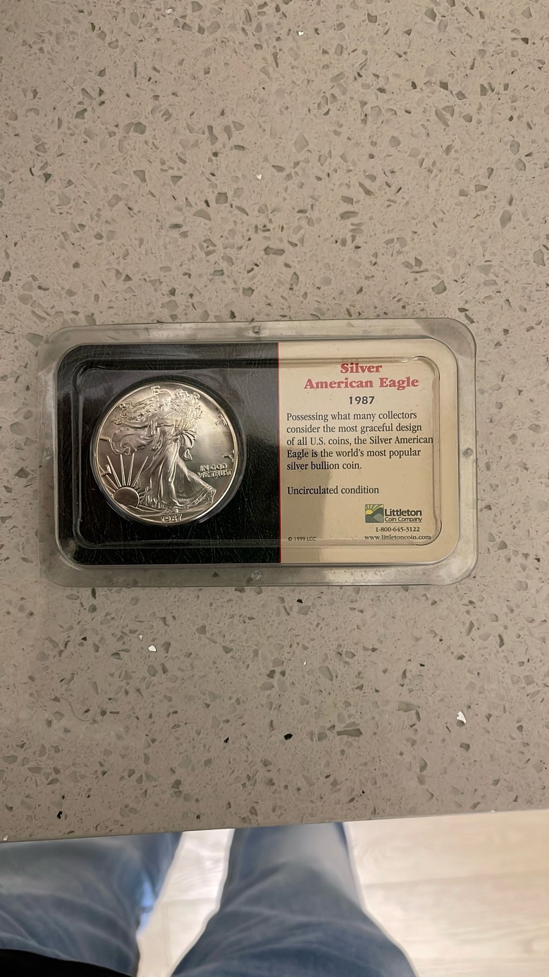 1987 And 2001 Silver American Eagle Coin