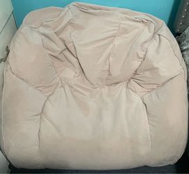 Pink bean bag chair