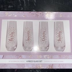 Glass Set 4 Pc
