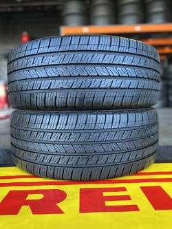 2 Used Tires Goodyear Assurance (255/45/20) llantas Usadas 