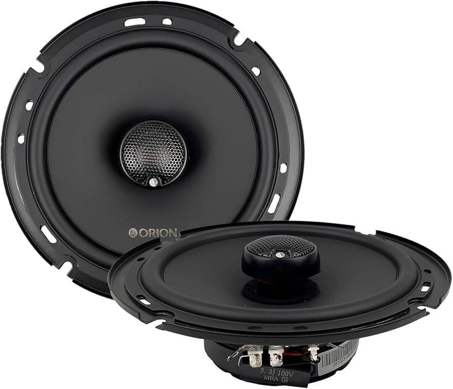 ORION XTR XTR65.2SL 6.5" 60W RMS 2-Way Coaxial Shallow Slim Car Audio Speakers 240W Max 4 Ohm PAIR