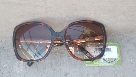 BRAND NEW "FOSTER GRANT" OVERSIZED FULL-RIM TORTOISE PRINT WOMEN'S SUNGLASSES