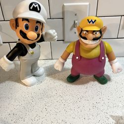 NEW Mario and Wario figurines