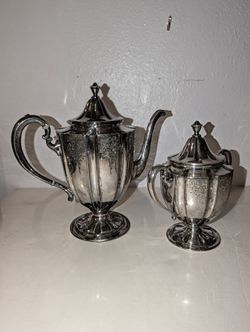 Wilcox Quadruple Silverplate Tea coffee Set