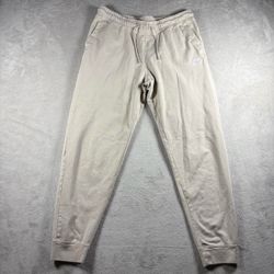 Nike Sportswear Club Essential Fleece Men’s L Beige Joggers SweatPants #2218