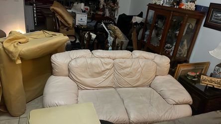 Free used leather couch