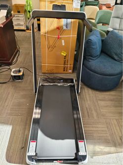 Up To 7.5MPH Smart Walking Pad / Standing Desk Treadmill – Bluetooth Compatible with Your Phone