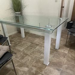 Glass Dining Room Table 