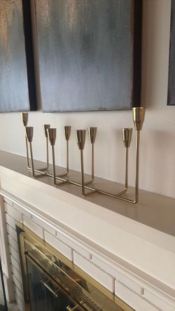 Gold Taper Candle Holder (candelabra)