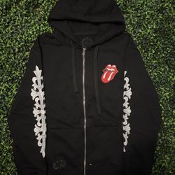 Chrome Hearts X Rolling Stones Zip Up Hoodie