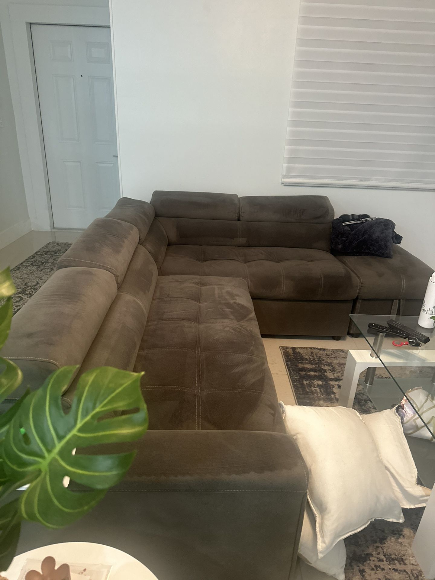 Gray Pull Out Couch