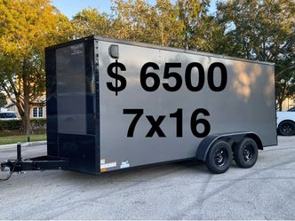 BRAND NEW 7x16 ENCLOSED TRAILER