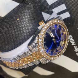 Iced Out Watch Vvs
