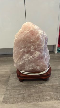 Pink Rose Quartz Lamp, Medium