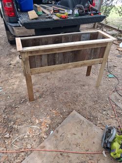 Wooden planter