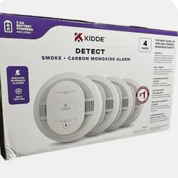 Kidde Smoke & Carbon Monoxide Detector, model 30CUDR 4pack missing two screw bags