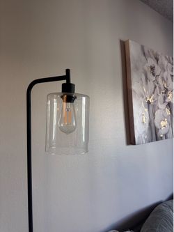 Floor glass lamp