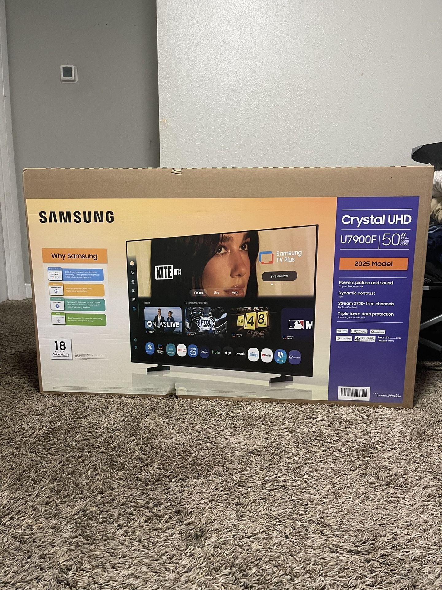 *NEW* SAMSUNG 50 INCH SMART TV 4K