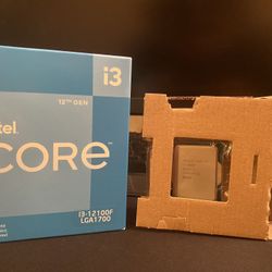 Intel core i3 12100f 