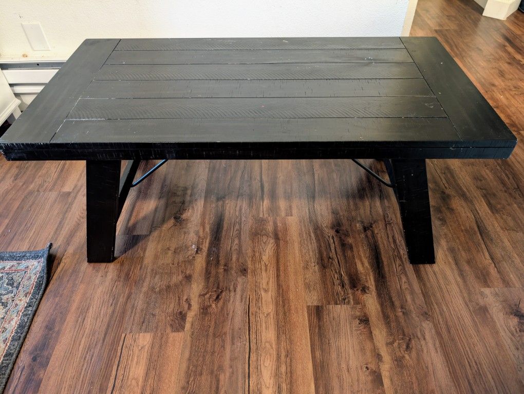 Black Wooden Coffee Table