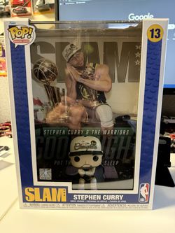 FUNKO POP STEPHEN CURRY #13 SLAM MAGAZINE COVERS EXCLUSIVE 2022 NBA CHAMPIONS