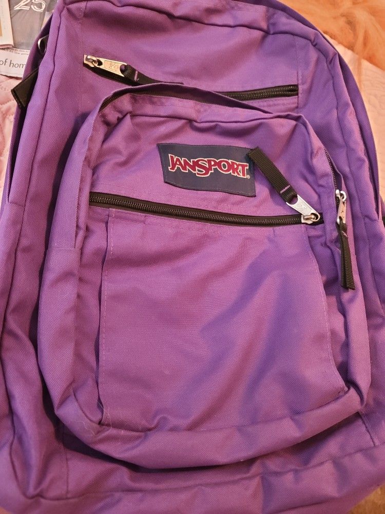 Brilliant Purple Jansport Lightweight Backpack