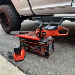 eFORCE 18 in. 56V Cordless Electric Battery Brushless Rear Handle Chainsaw Kit with 5.0Ah Battery and Charger