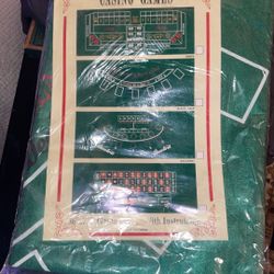 Casino Game Felt Layout Mat