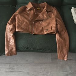 Half Leather Jacket 