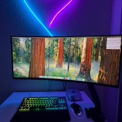 Computer Setup W Mini Mac/ Lg Smart Monitor 