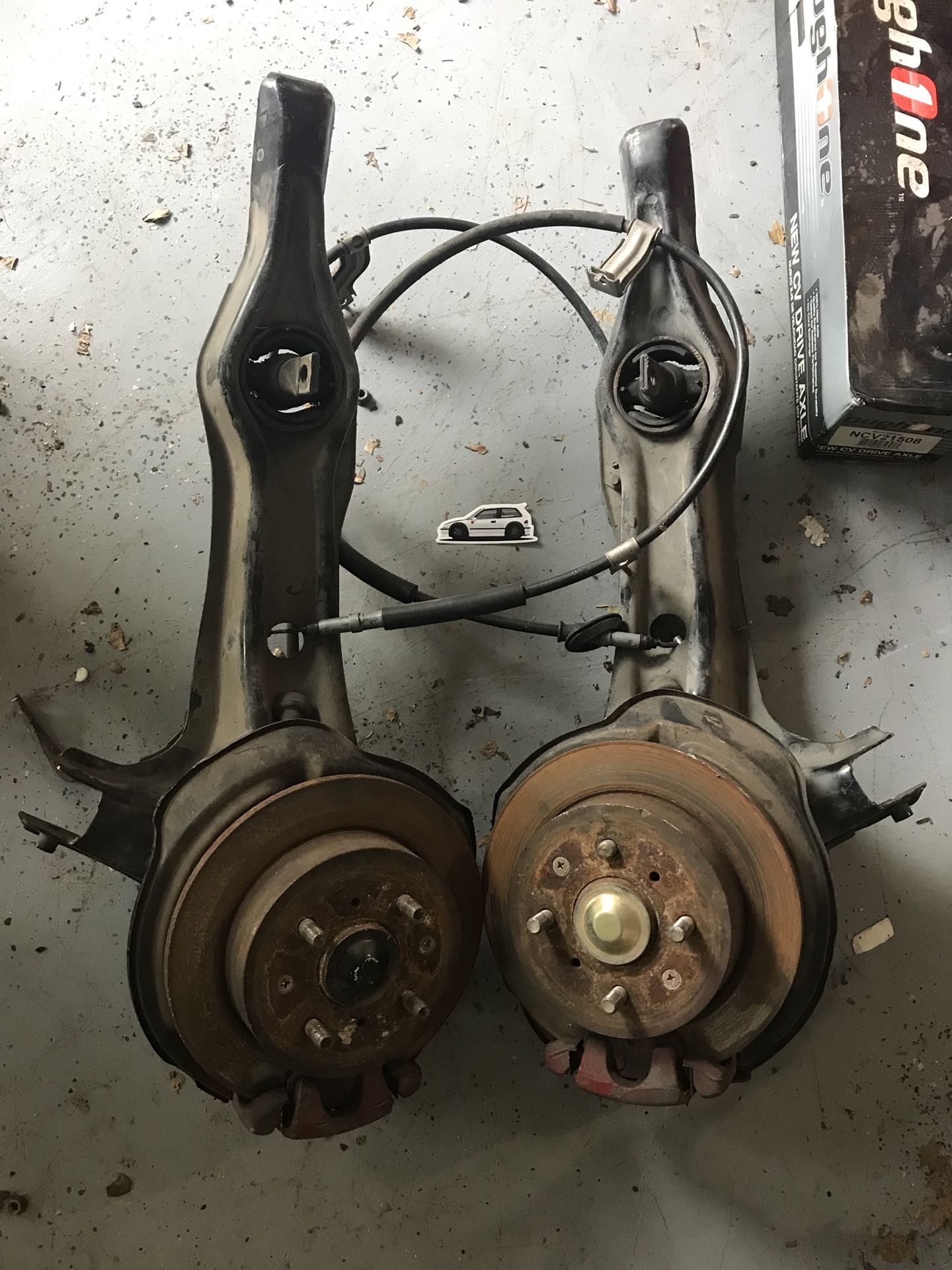 FS: Rare Honda Del Sol Rear Disc Brake Conversion