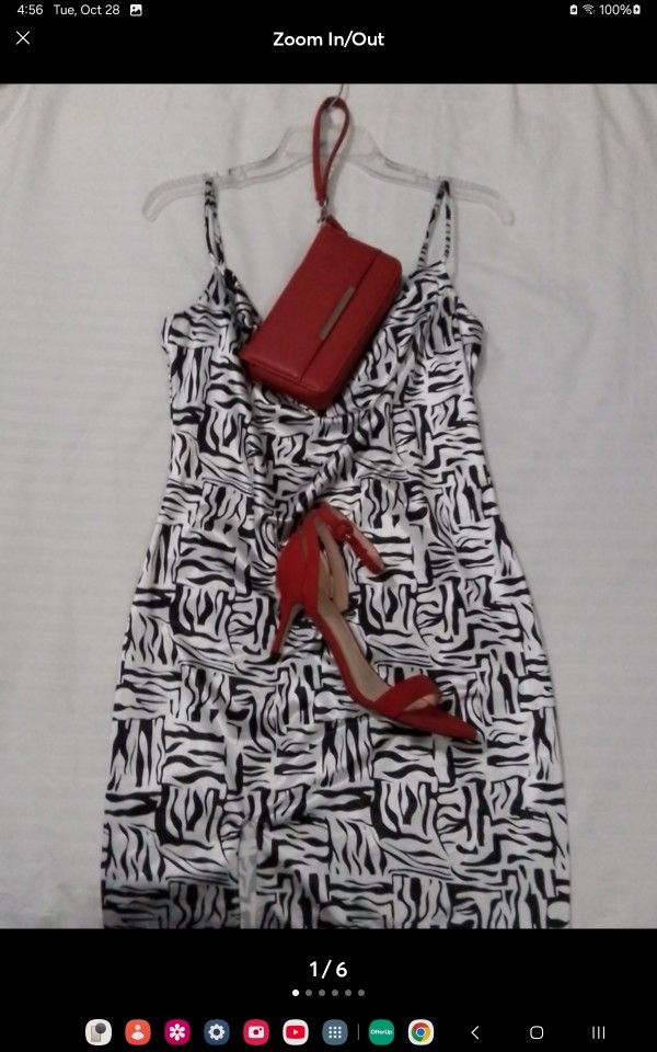 Black and White Party Dress