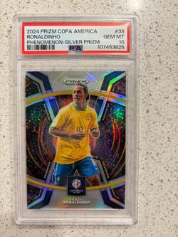 Panini Ronaldinho Prizm PSA10