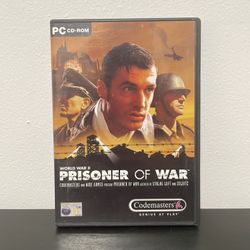 Prisoner Of War World War II 2 PC Game CIB w/ Manual WW2 CD-ROM Retro 2002
