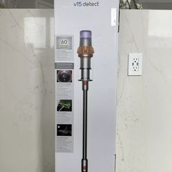 Dyson V15 Detect Cordless Stick Vacuum Cleaner - Yellow/Iron

