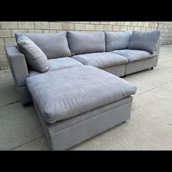 Soft Corduroy Sectional Same Day Delivery 