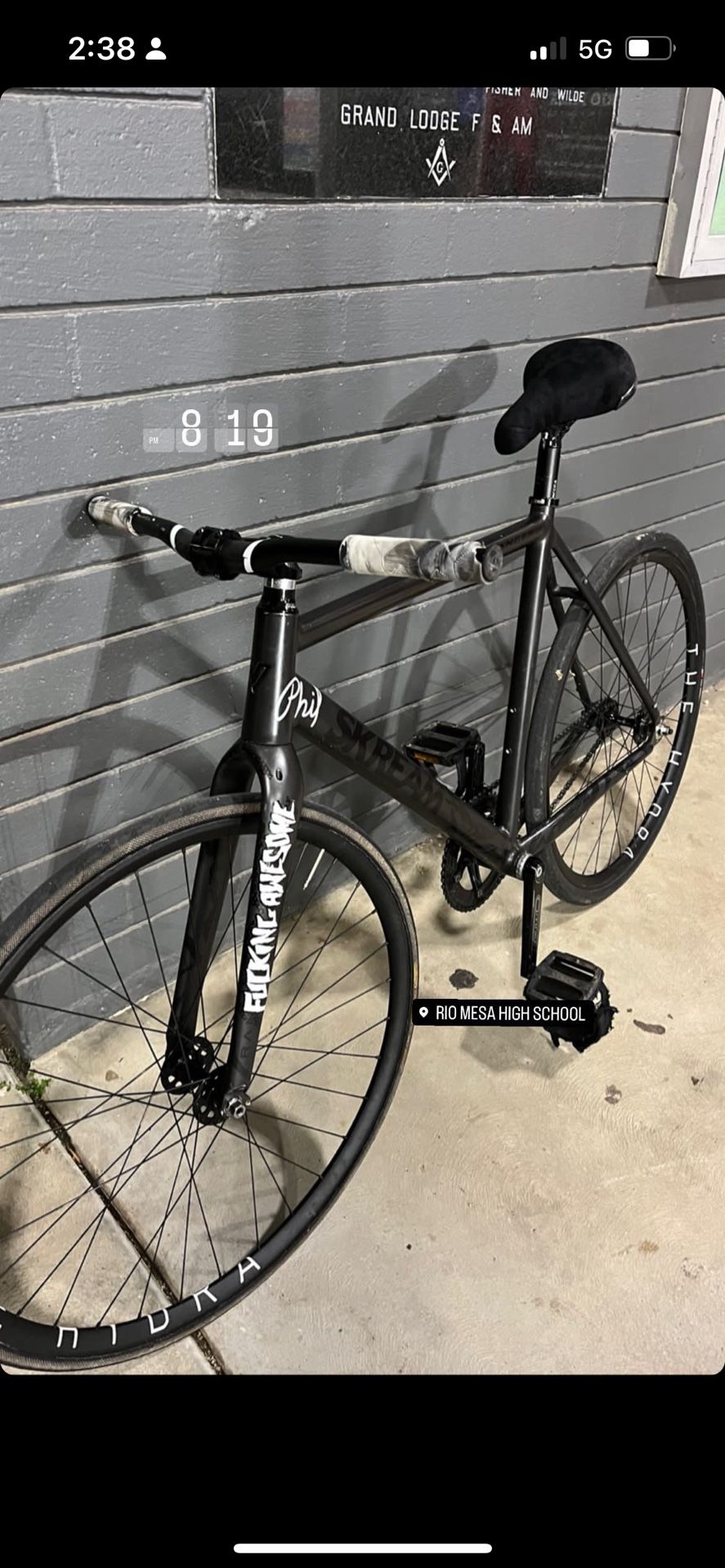 Skream ranger stealth (limited edition) frameset