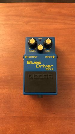Boss blues driver guitar pedal