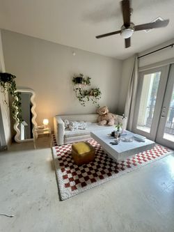 CB2 Boucle 103” Sofa