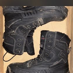 Black Nortiv 8 Snow Boots 3M fur Insulation (Size 12 Men’s)