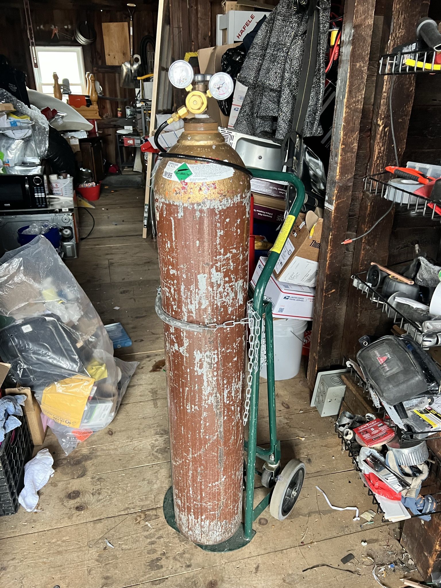 Welding Cylinder - 75%/25% Argon/cO2 Welding Gas Cylinder For MiG And Tig Welding