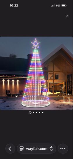 12ft outdoor led xmas tree