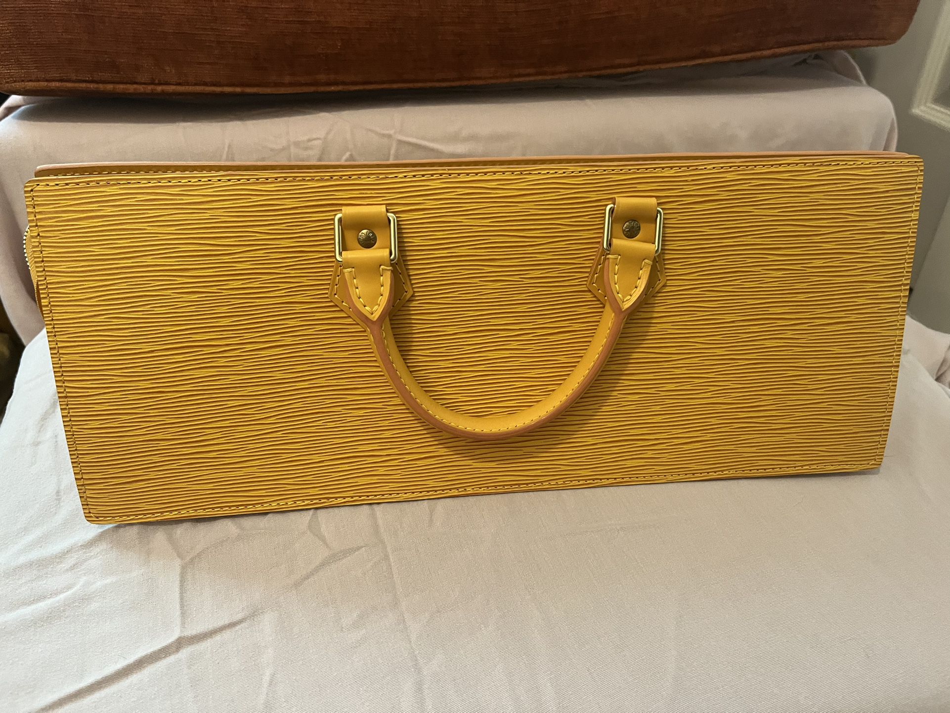 Vintage Louis Vuitton Hand Bag Triangle Yellow Purse