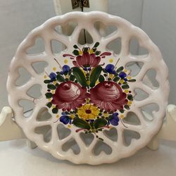 Vintage Small Hand Painted Plate