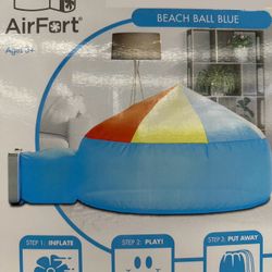 The Original AirFort - Beach Ball Blue (Fan Not Included)