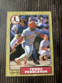 O-Pee-Chee Trading Card - Terry Pendleton - Cardinals 1982