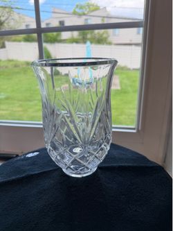 Vintage crystal glass pendant light shade