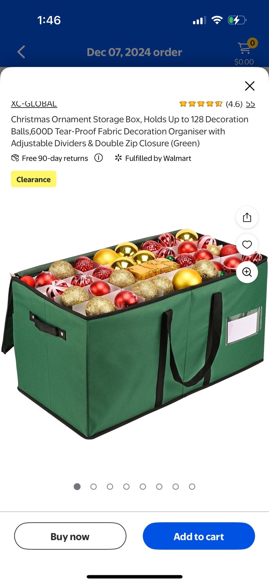 Christmas Ornament Storage