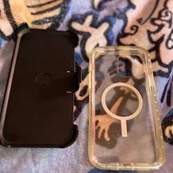iPhone 13 promax  clear MagSafe case and clip